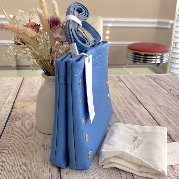 NWT Hammitt Duke Skylight Blue
Brushed Gold Hand Bag - Picture 5 of 11